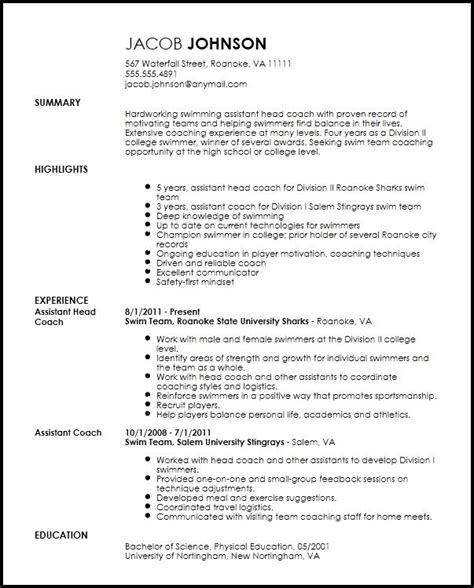 experience resume