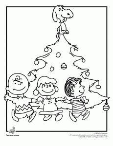 charlie brown christmas coloring pages christmas tree coloring page