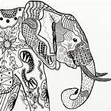 Elephant Zentangle Herrera Becky Drawing 13th Uploaded Which May sketch template