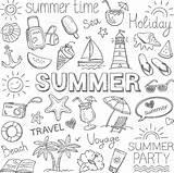 Summer Drawing Clipart Pencil Illustration Hand Istockphoto Lettering sketch template