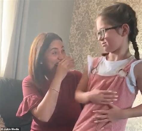 girl looks disgusted when mother breaks the news that she
