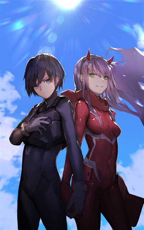 Hiro Zero Two Personagens De Anime Anime Casais De