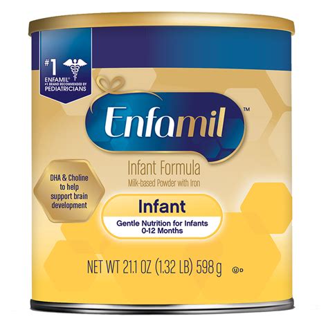 enfamil infant formula powder milk based baby formula  iron  oz  walmartcom