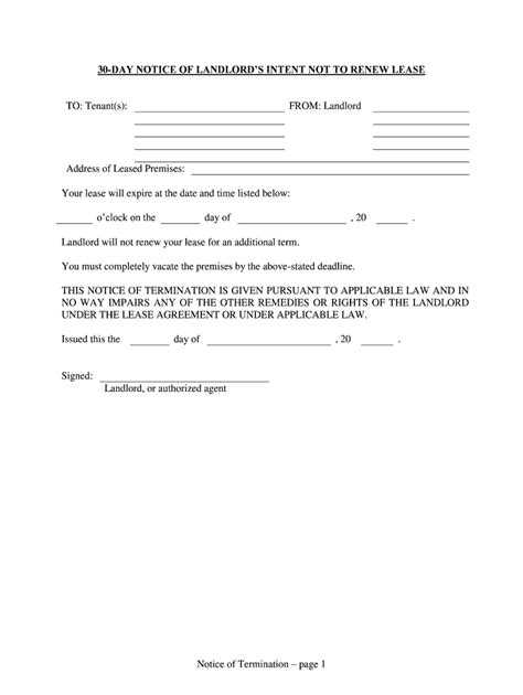 renewing  lease letter