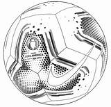 Copa Pallone Ballon Colorare Disegni sketch template