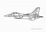 Coloring Pages Airplane Printable Jet Kids Color Fighter Airplanes Print Sheets Thunderbirds Minecraft Planes Air Aircraft Force Military Popular sketch template
