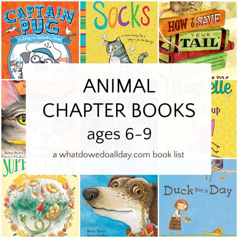 animal chapter books