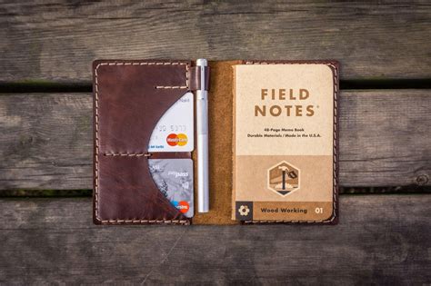 handmade leather field notes cover shop galen leather