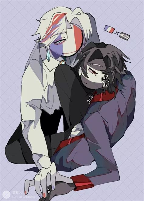 anime characters   hugging