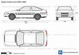 Ae86 Levin Toyota Corolla Preview Templates Template sketch template