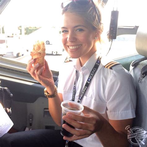 meet the sexy blonde pilot who shares jet setting