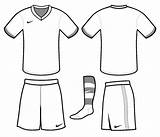 Soccer Jersey Coloring Drawing Football Nike Pages Shirts Coloringpagesfortoddlers Jerseys Kits sketch template