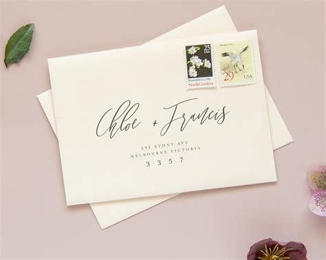 Envelope Addressing Wedding Invitation Address Printing Envelope