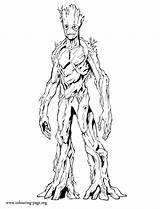 Coloring Guardians Galaxy Pages Groot Printable Superhero Colouring Baby Avengers Brady Tom Marvel Print Kids Color Character Adult Tree Para sketch template
