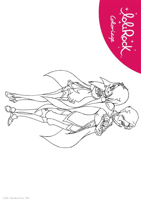 lolirock coloring pages