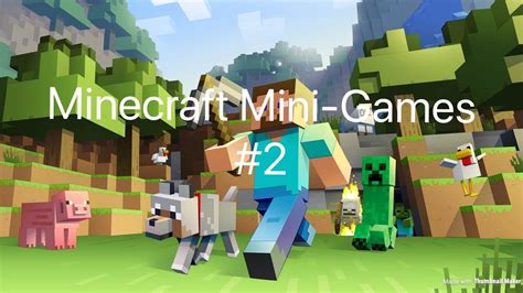minecraft mini games  youtube