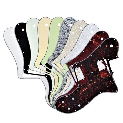 telecaster deluxe  pickguard scratch plate guitar anatomy