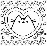 Pusheen Coloring Pages Unicorn Printable Fat sketch template