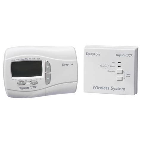 drayton digistat rf wireless programmable room thermostat  day rf