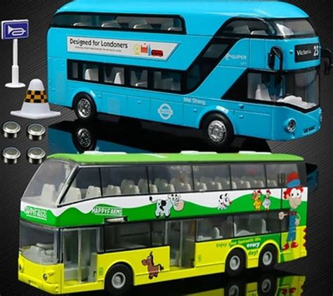 double layer bus  bus model car toy children alloy car model gifts  children  diecasts