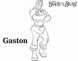 Coloring Potts Mrs Beauty Beast Gaston Pages Getcolorings Marvelous sketch template
