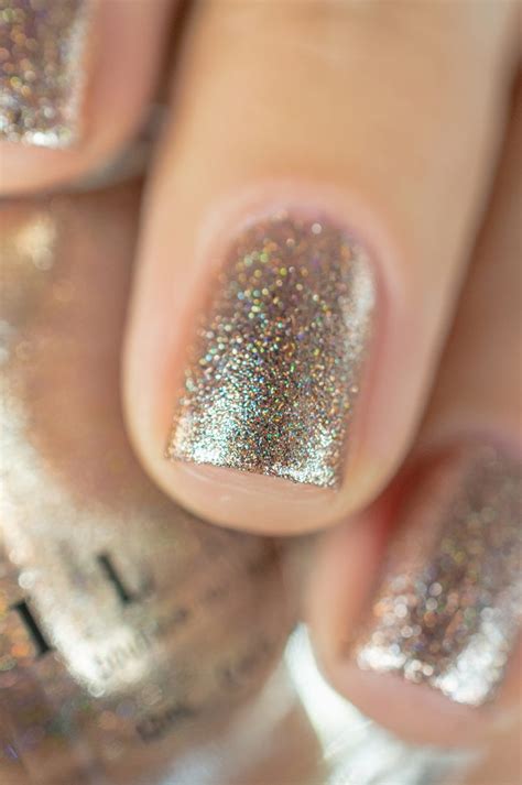 mirage brilliant gold holographic ultra metallic nail polish  ilnp