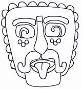 Mayan Coloring Pages Masks Colouring Template Printable Mask South Maya Aztec America Gods Drawings 7kb 710px Sun Geography Inca Printablecolouringpages sketch template