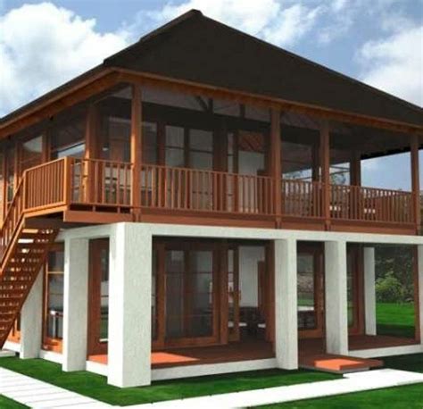 model rumah papan modern jasa bangun rumah kayu  gazebo
