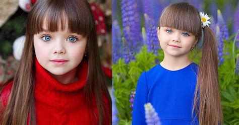 this 6 year girl is called most beautiful girl in the