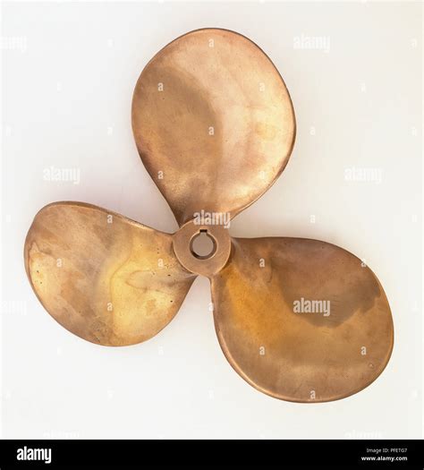 brass propeller  res stock photography  images alamy