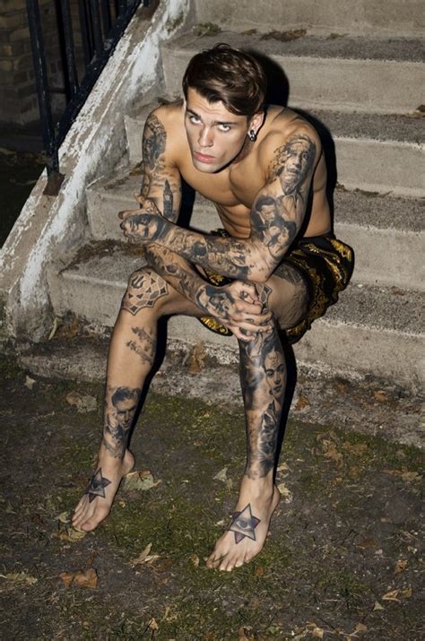 Stephen James Shows Off His Tattoos For Risbel Magazine