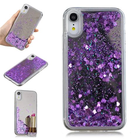 cover  iphone xr case quicksand flash glitter powder mirror hard phone cases covers