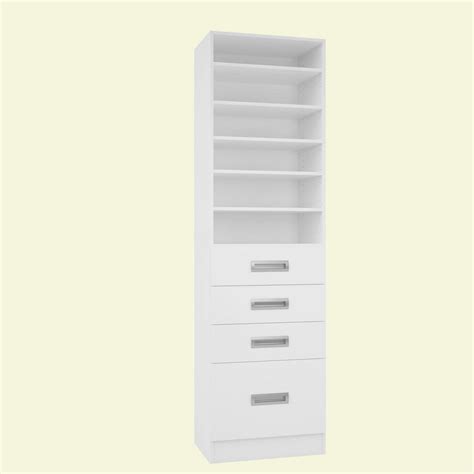 home decorators collection            firenze bianco melamine   shelves