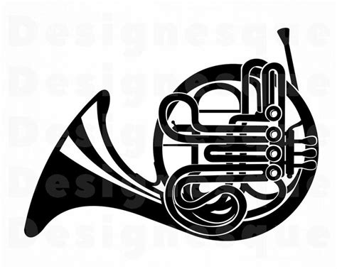 french horn clipart   cliparts  images  clipground