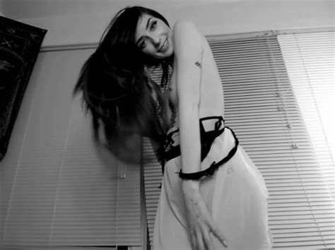 babeariel does a sexy compelling show in black and white alt porn erotica