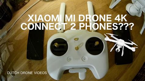 xiaomi mi drone  connect  phones youtube