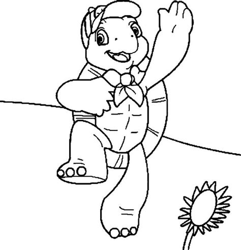 franklin  turtle coloring pages google search turtle coloring