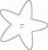 Starfish Seestern Vorlage Seesterne Applique Figuras Marinas Aus Vorlagen Vitrintr Schablonen sketch template