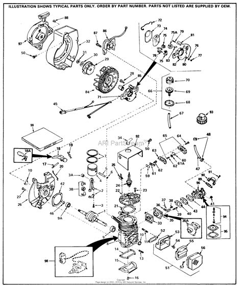 tecumseh hs parts diagram  engine parts list