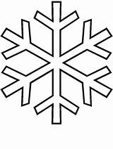 Coloring Snowflake Pages Snowflakes Snow Printable Kids Flake Sheet Stencil Template Easy Print Winter Frozen Crystal Cut Christmas Simple Do sketch template