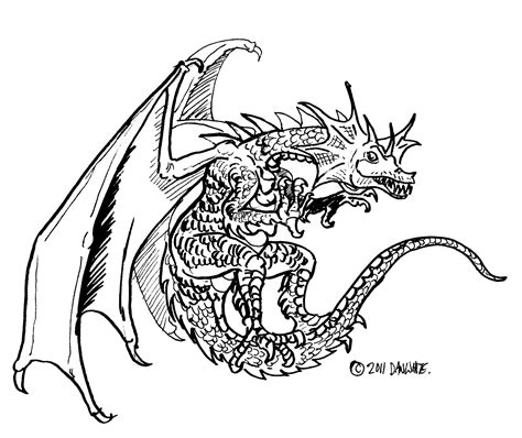uncle ottos  fun coloring pages dragon