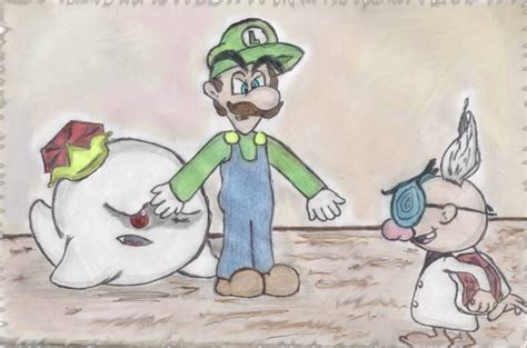 Luigi X King Boo I Will Protect You By Sonirbylovs On