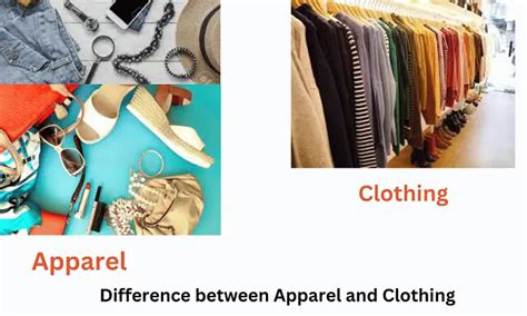 differences  apparel  clothing