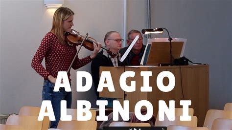 adagio albinoni violin organ violin lounge