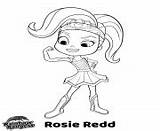 Rangers Coloring Rosie Redd Rainbow Pages Printable sketch template