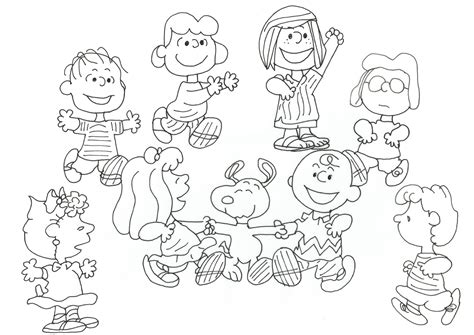 peanuts coloring pages  getdrawings