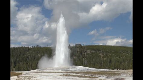 old faithful geyser yellowstone national park hd youtube