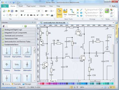 tepongging view  schematic diagram drawing program