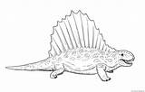 Dimetrodon Plesiosaurus sketch template