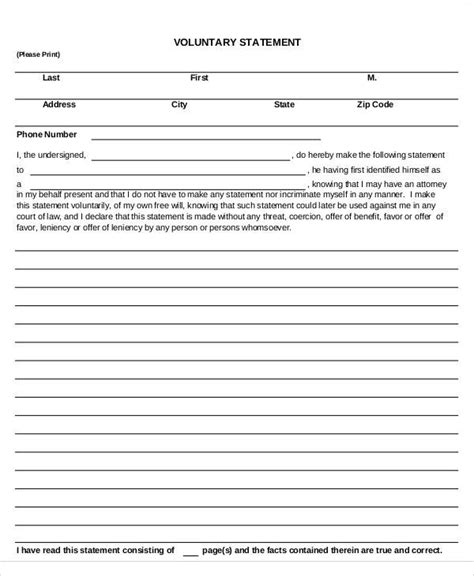 printable statement forms  images write  essay